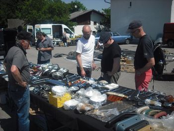 Ein Muss beim Jahrestreffen: Teilemarkt am Samstag