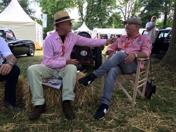 Arno Wahl im Gespräch mit Horst Lichter auf den Classic Days in Schloss Dyck.