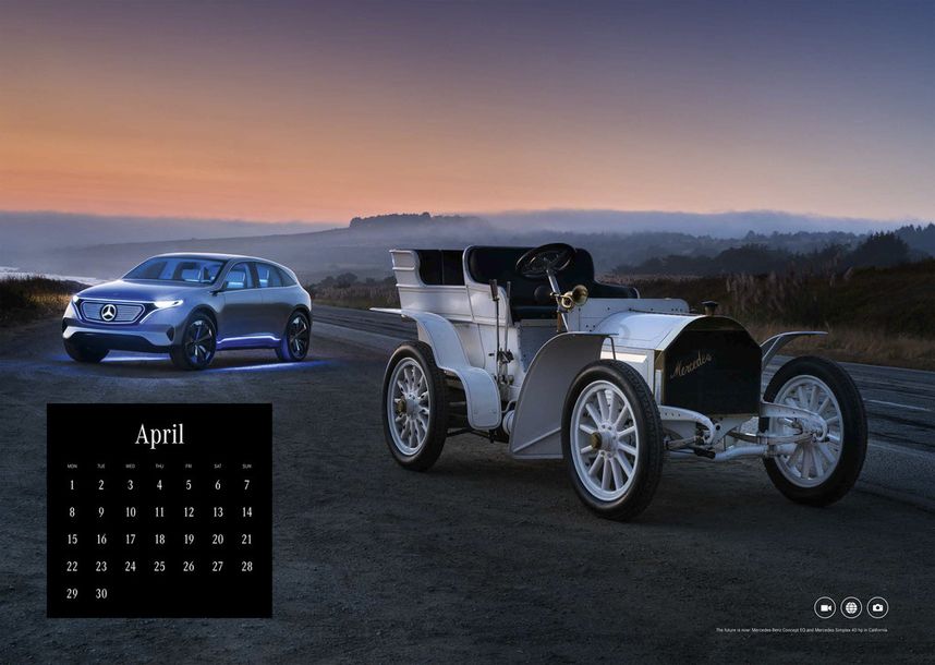 Mercedes-Benz Classic Kalender 2019. Foto: Auto-Medienportal.Net/Daimler