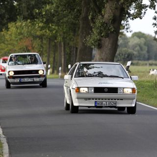 Hamburg-Berlin-Klassik 2018: Scirocco II "White Cat" (1985). Foto: Auto-Medienportal.Net/Sonntag