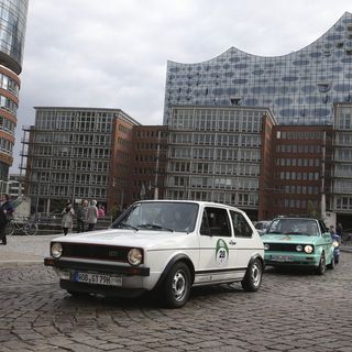 Hamburg-Berlin-Klassik 2018: Golf I GTI (1978). Foto: Auto-Medienportal.Net/Sonntag