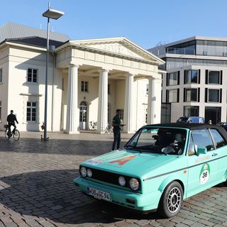 Hamburg-Berlin-Klassik 2018: Golf I Cabriolet (1991). Foto: Auto-Medienportal.Net/Autostadt