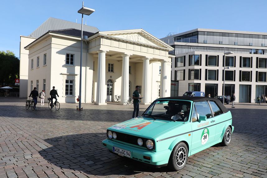 Hamburg-Berlin-Klassik 2018: Golf I Cabriolet (1991). Foto: Auto-Medienportal.Net/Autostadt