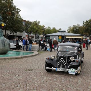 Hamburg-Berlin-Klassik 2018: Citroën 11 B Koffermodell (1952). Foto: Auto-Medienportal.Net/Leitzke