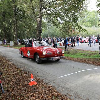 Hamburg-Berlin-Klassik 2018: Karmann Ghia Typ 14 Cabriolet (1974). Foto: Auto-Medienportal.Net/Autostadt