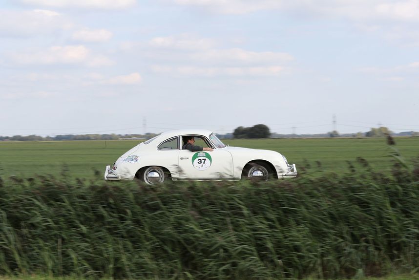 Hamburg-Berlin-Klassik 2018: Porsche 356 A (1959). Foto: Auto-Medienportal.Net/Leitzke