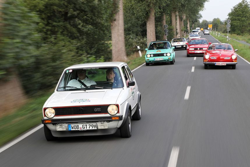 Hamburg-Berlin-Klassik 2018: Golf I GTI (1978). Foto: Auto-Medienportal.Net/Autostadt